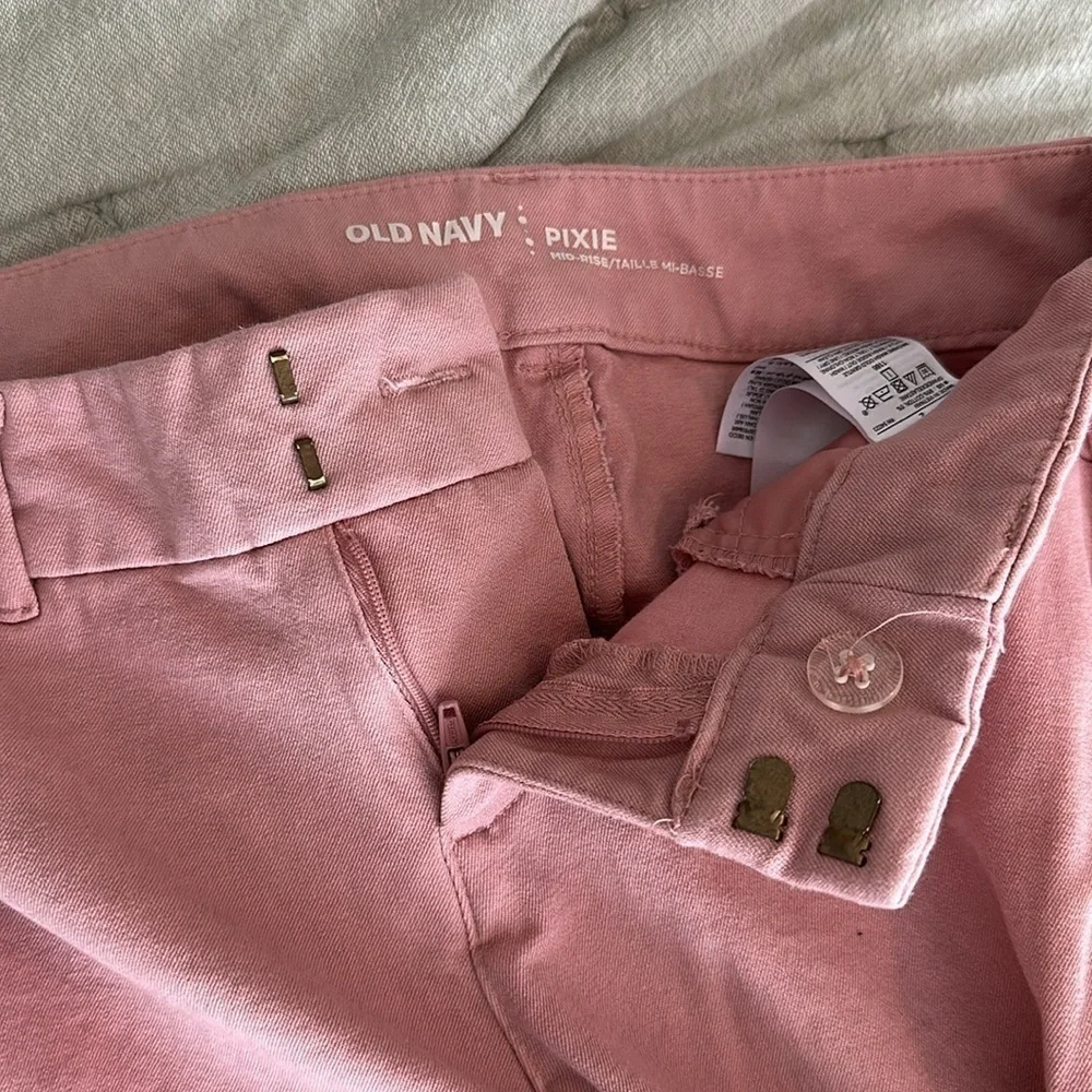 OLD NAVY Pink Pixie Pants Size 2 - Picture 3 of 6